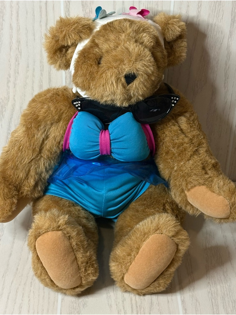 Vermont Teddy Bear Beach Bear 16 inch